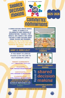 If you are interested in SDMC/LSLC self-nominate to join.